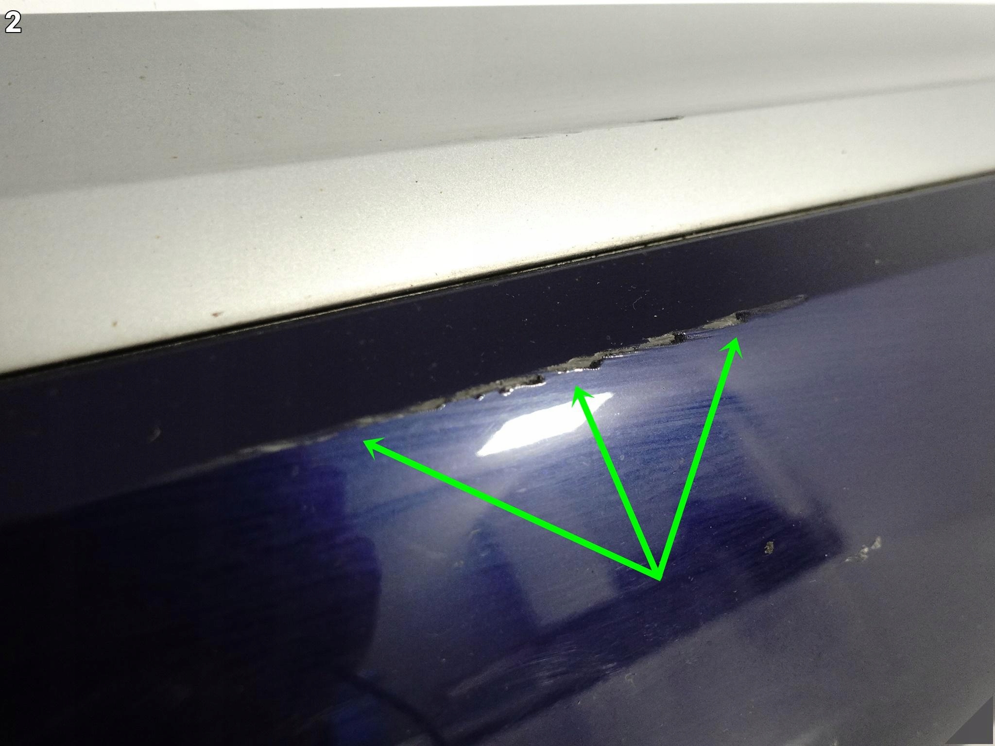 AUDI Q7 4M0 S-LINE 16- moulding cap for door right front X5H CHROM