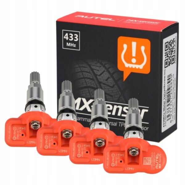 Snímač tlaku kolesa pneumatík Autel Europa 433 MHz senzor Tpms alu 4 kusy