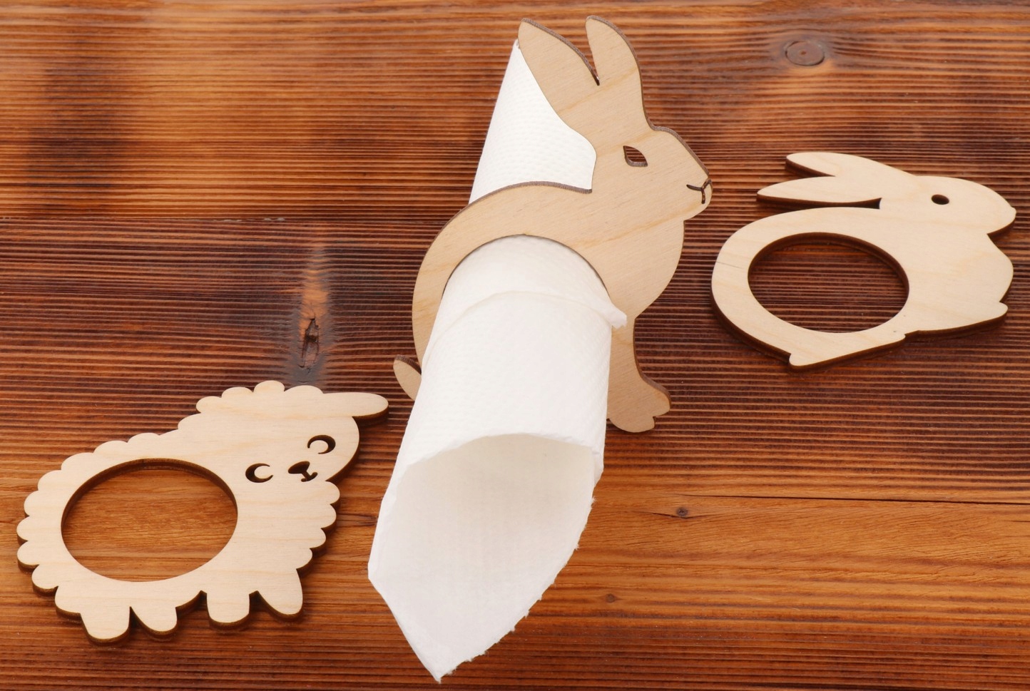 Zając ZAJĄCZEK Ozdoby WIELKANOCNE NA SERWETKI Marka inna