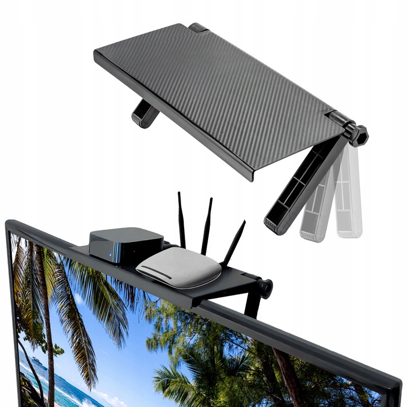 

Półka Nakładana Na Monitor Tv Uchwyt Dekoder Tuner