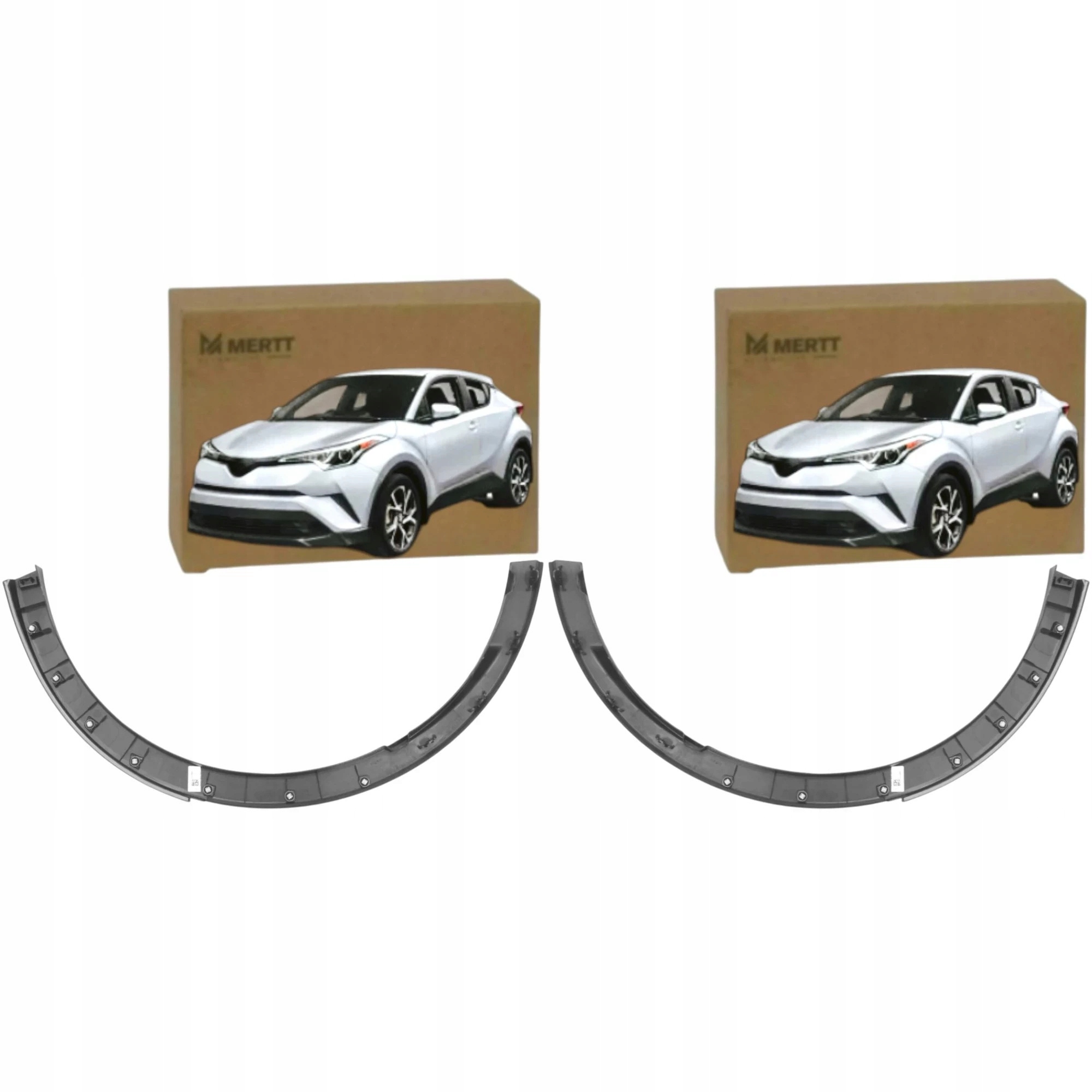 Toyota Ch-r Chr 2016-2023 Lišta Krytky Zadního Blatníku Levá Sada