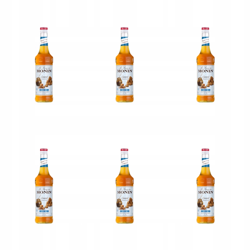 Monin Caramel Sugar Free karamelový sirup bez cukru 0,7 l X6