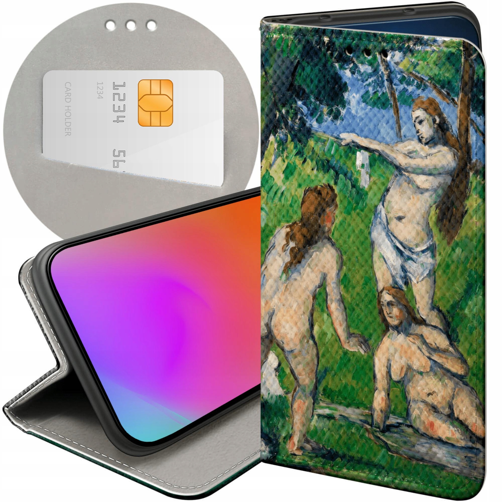 Etui Z Klapką Do Honor 400 Paul Cezanne Pejzaż Portret Futerał Case