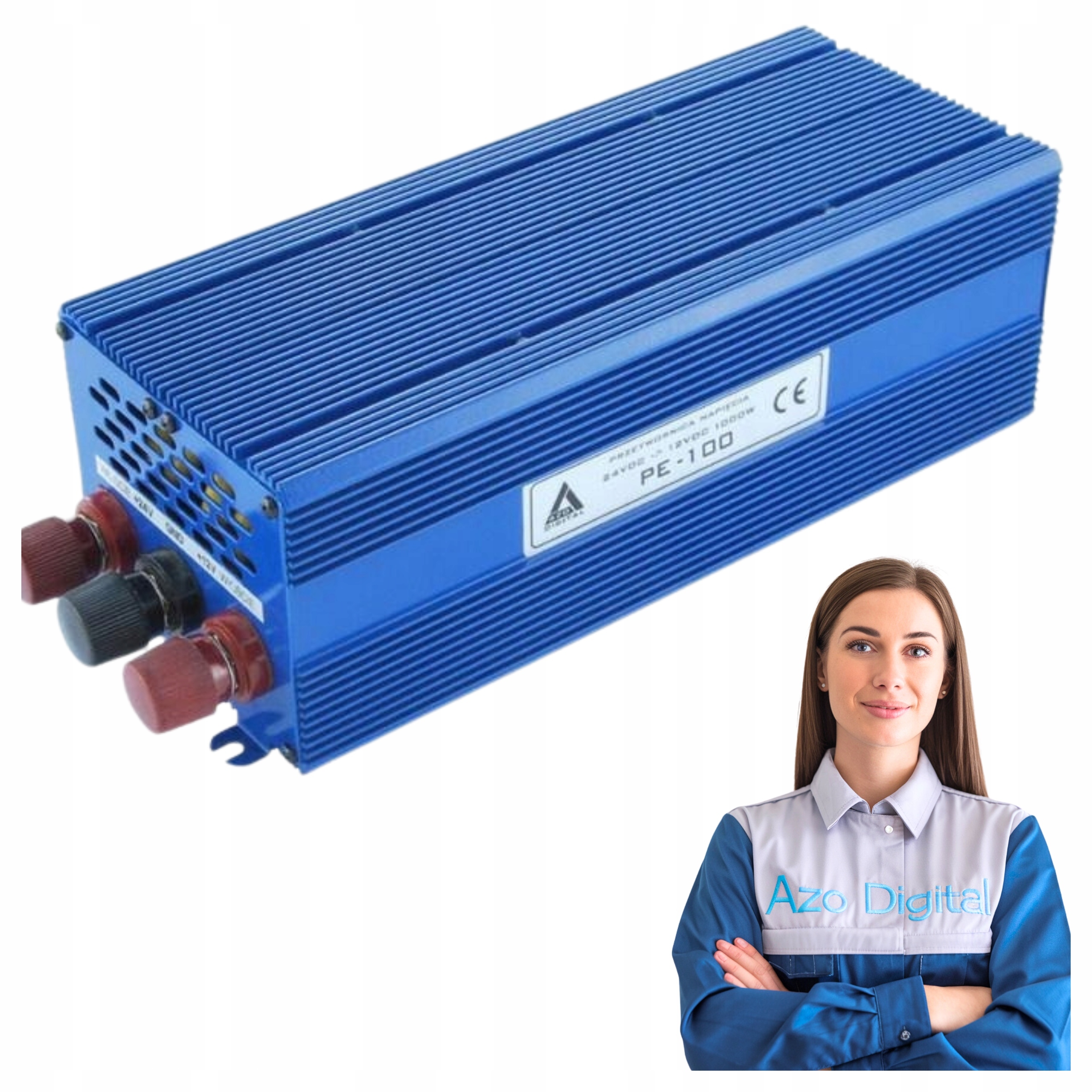 Przetwornica napięcia DC DC obniżająca Azo Digital 1000W 24V na 13.8V