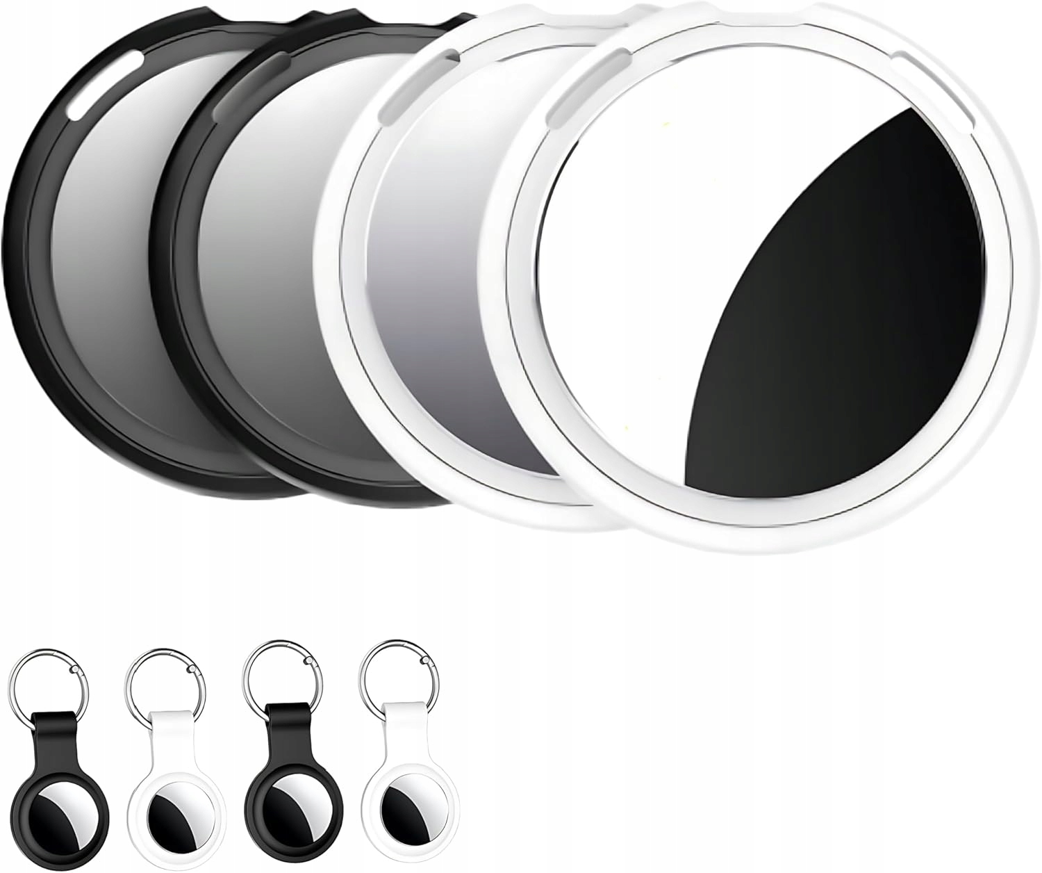 Sada 4 pásků Air Tracker Tag [certifikát Apple MFi] lokátor klíčů