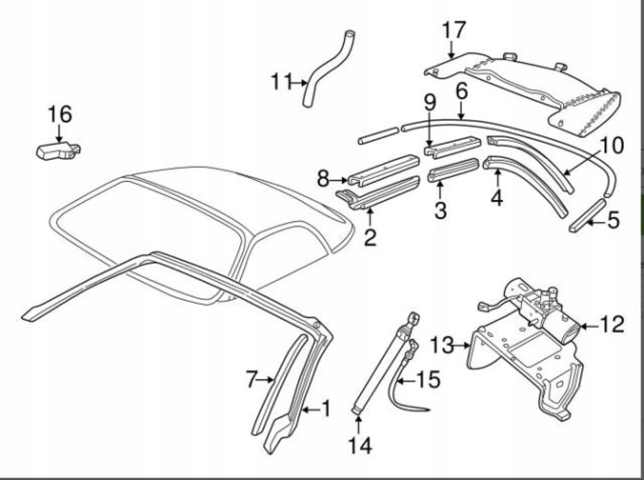 bracket holder POMPY JAGUAR XK8 97-99 / HJA3205BD