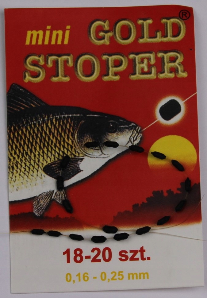 

Stoper gumowe Stopery 18-20szt 0,16-0,25 mm mini
