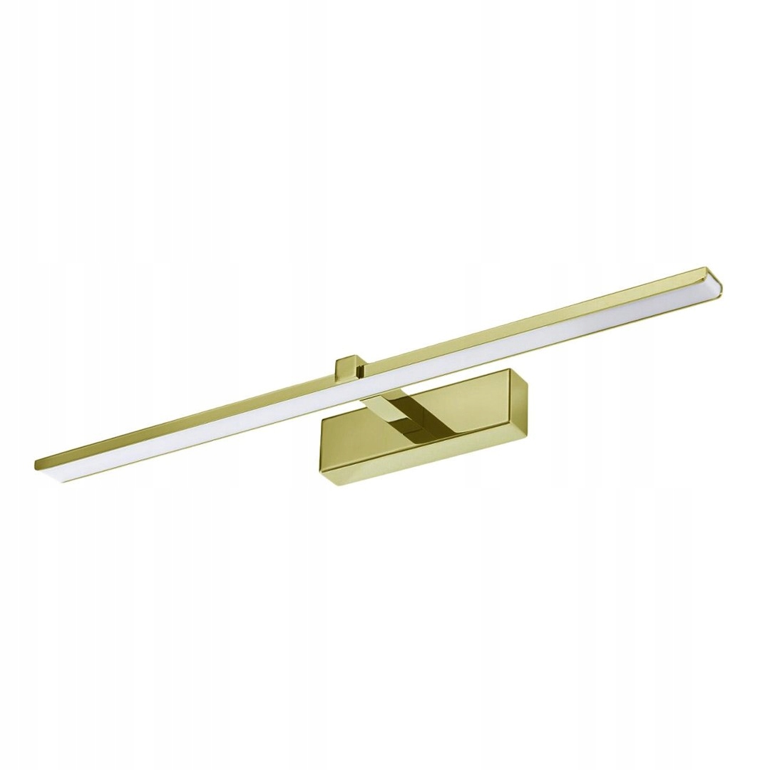 Dlouhé nástěnné svítidlo nad zrcadlo zlaté podlouhlé Venus 12W 60 cm