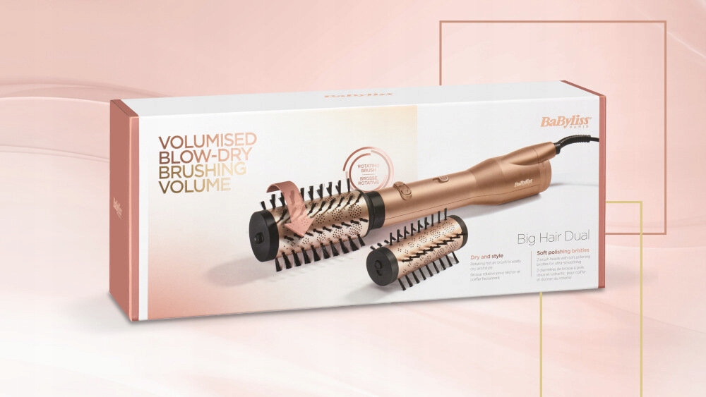 Suszarko-lokówka BABYLISS AS952E Jonizacja 650W Temperatura maksymalna 2°C