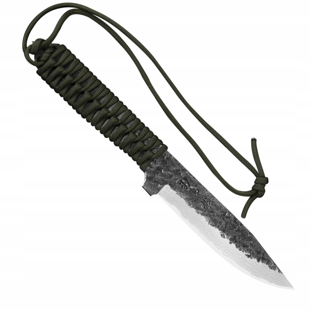 Kanetsune Aogami#2 Karasu Kuro Japonský ostrý Nůž Turistický 12,5 cm