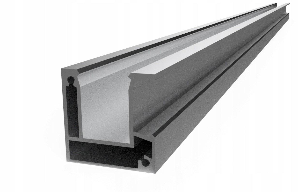 Sloupek hliníkový plotový profil 40x40 300 cm