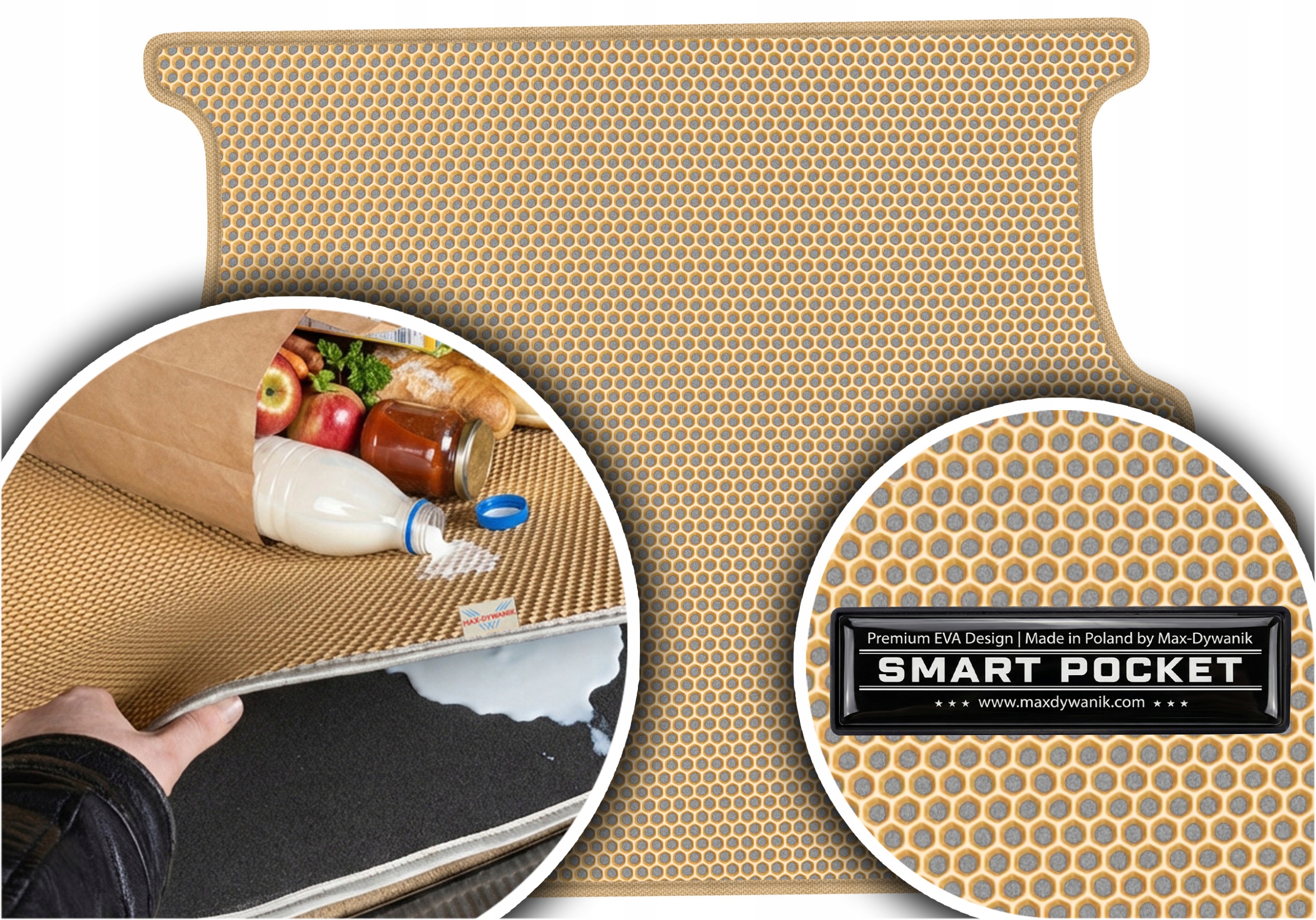 Hyundai Lantra Kombi 1999-2003 Vložka do batožinového priestoru Eva Smart Pocket Béžová