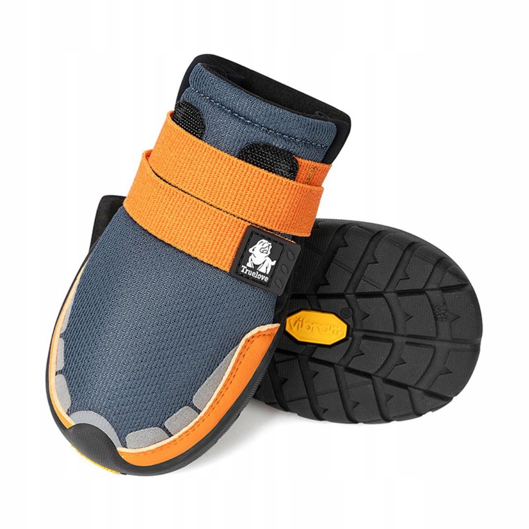 Levně Boty Pro Psa Truelove On Track Granátové jablko 2ks Vibram Ochrana Tlapek velikost: S