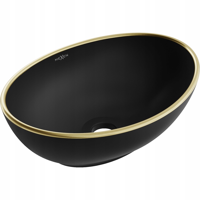 Mexen Elza umyvadlo na desku 40 x 33 Matná Černá