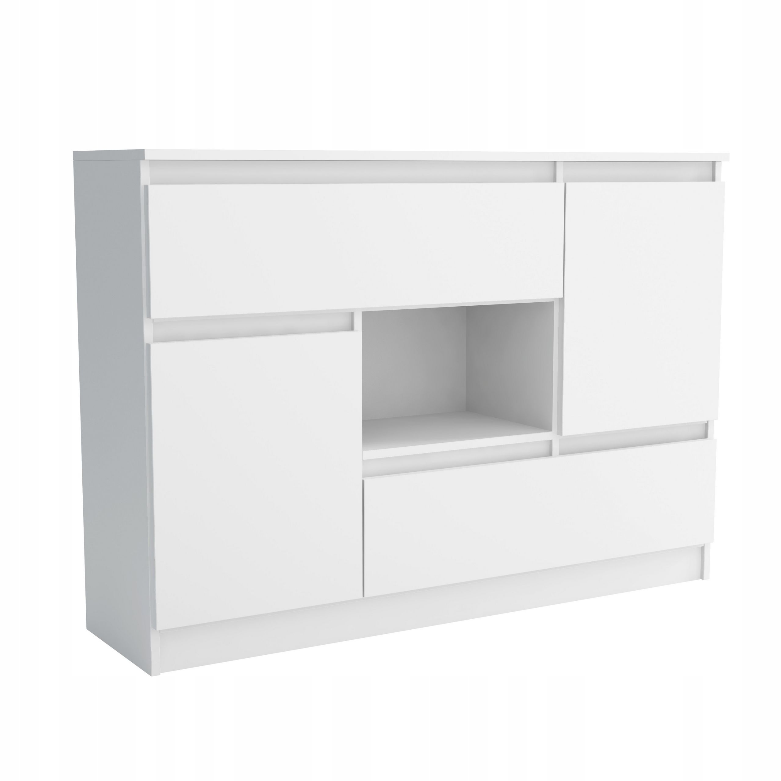 Komoda Fiorenza 120 cm do obývacího pokoje Ložnice Bílá