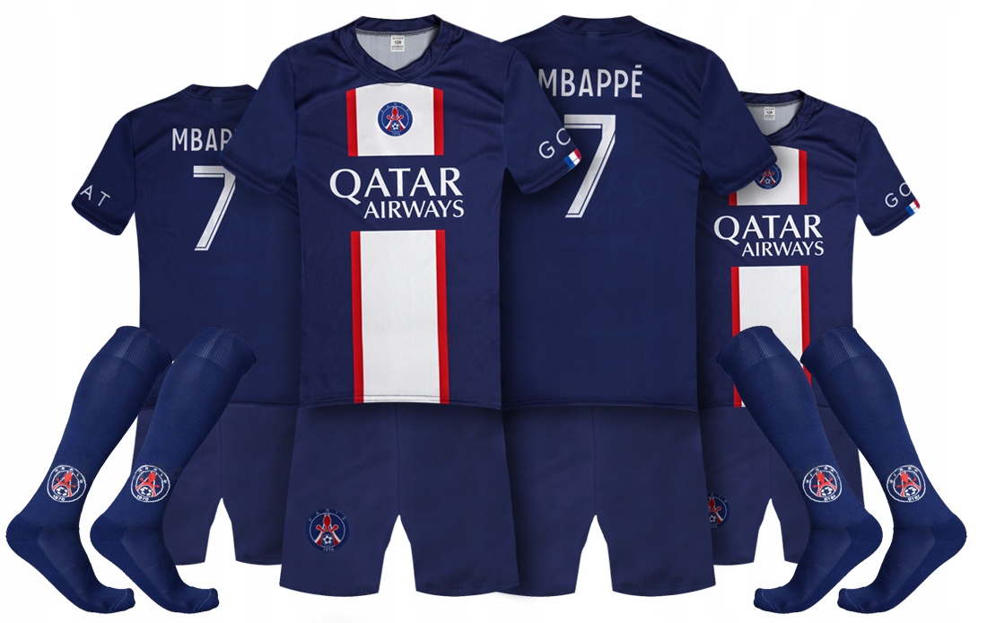 

Mbappe 7 Strój Piłkarski Psg i Getry 122 cm
