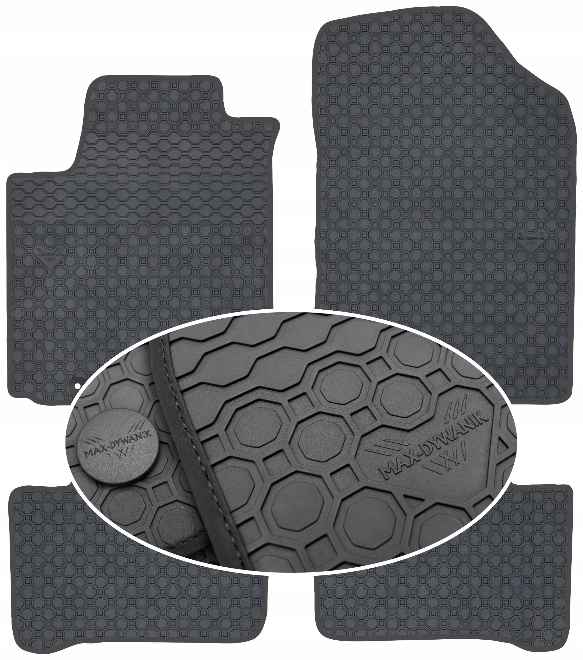 Kia Picanto II 2011-2017 Koberce Čierne