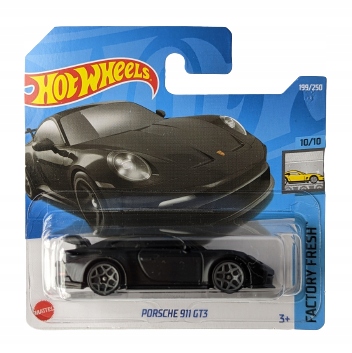 

Hot Wheels Porsche 911 GT3 Czarnt Mat Nowy