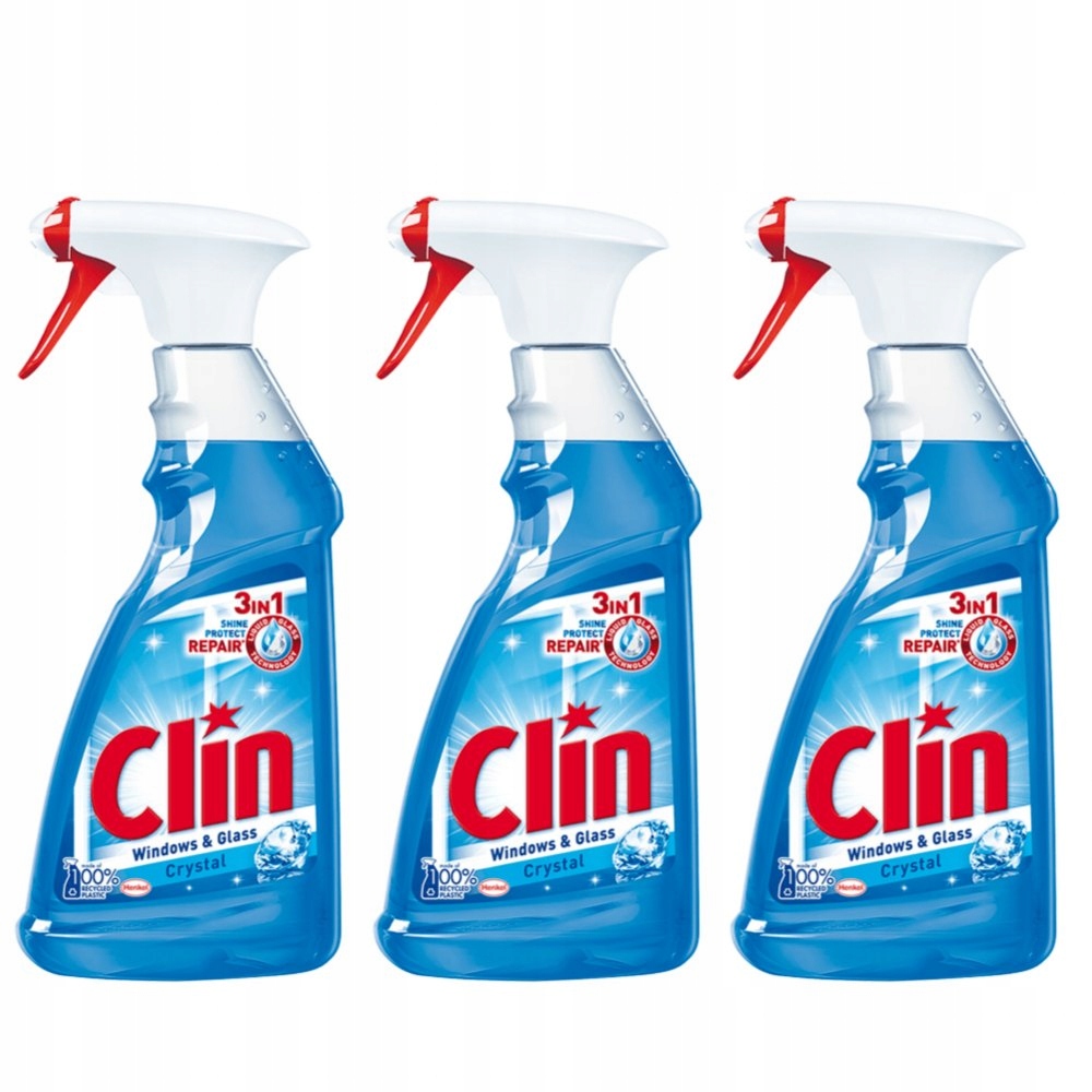 

Płyn do Mycia Szyb Okien Clin Crystal 3w1 500ml x3