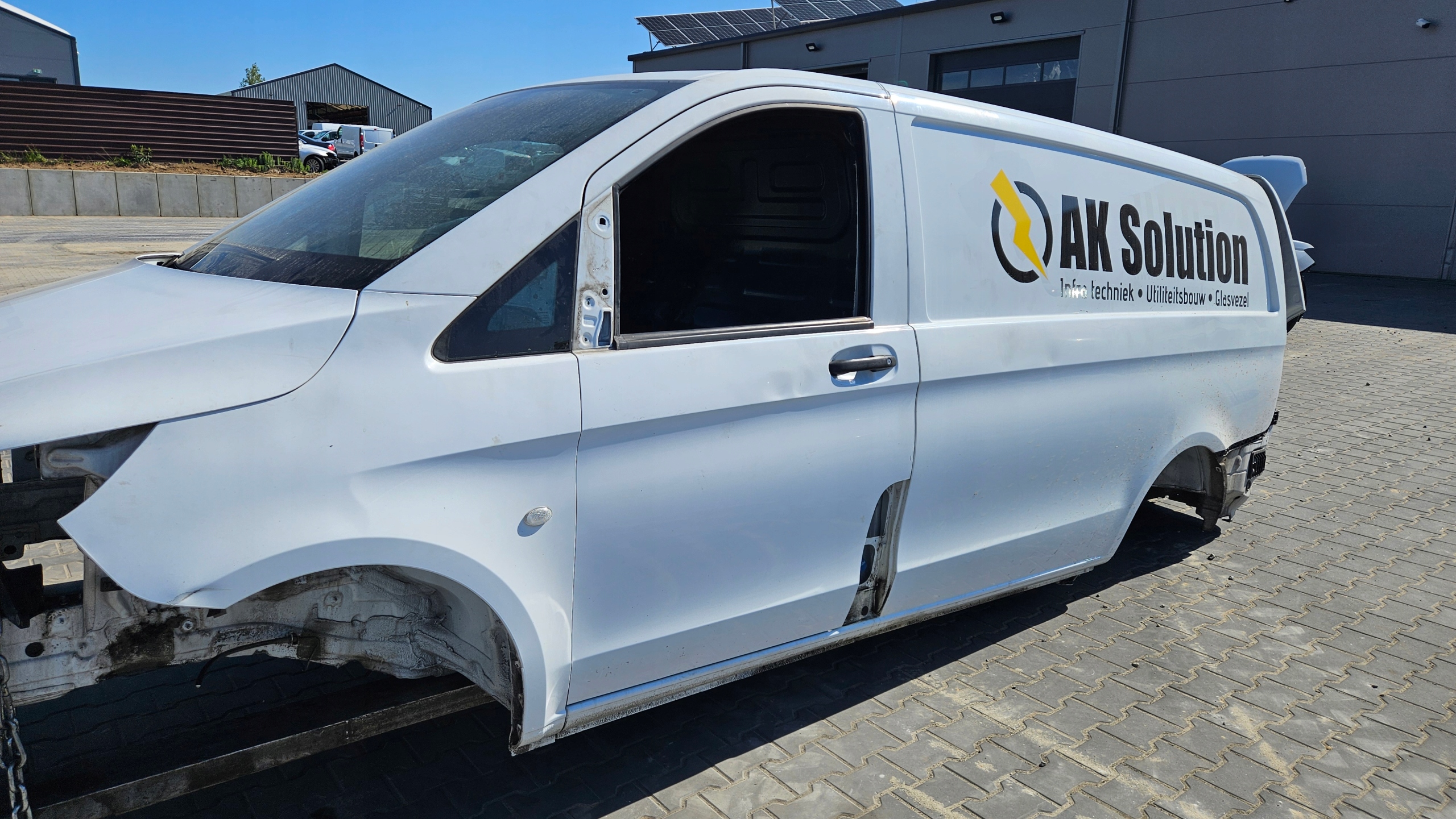 Mercedes Vito W447 quarter fender side left rear part
