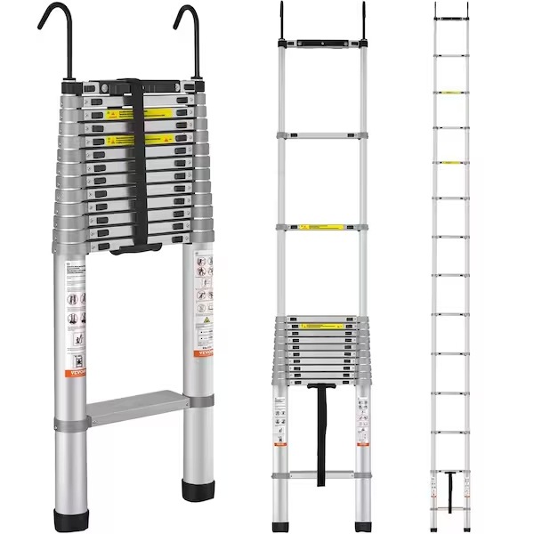 Žebřík Hliníkový Vevor ML-1055Z 5,6 M 190 Kg Lehký
