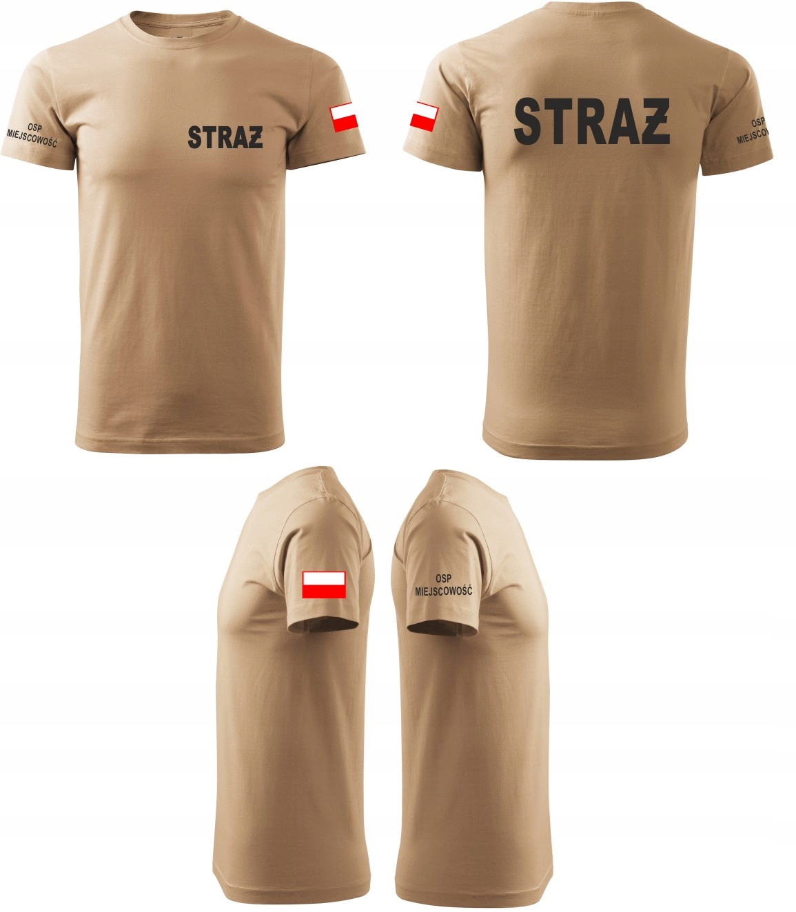 

Koszulka Piaskowa Strażacka Osp Straż Pożarna XL
