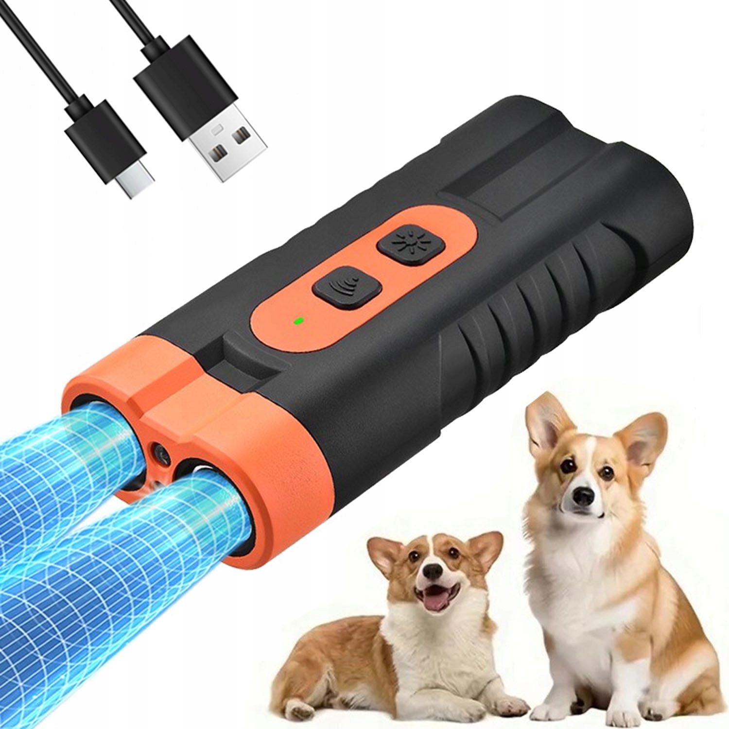 Levně Ultrazvukový odpuzovač psů Antištěkací tréninkové zařízení 9M