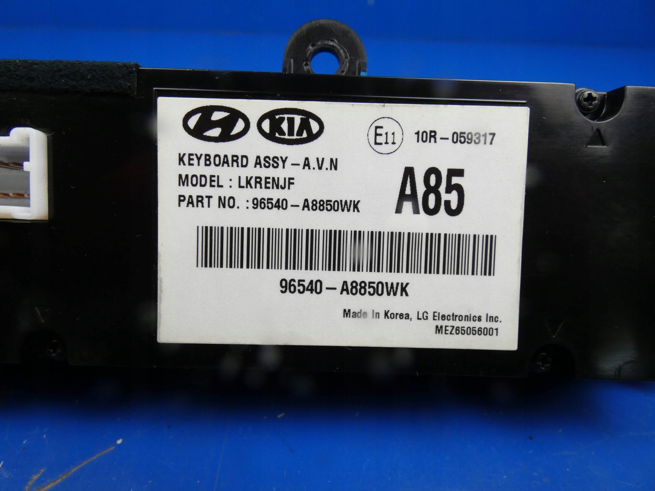 KIA OPTIMA IV JF 2015- vezérlö panel RADIA