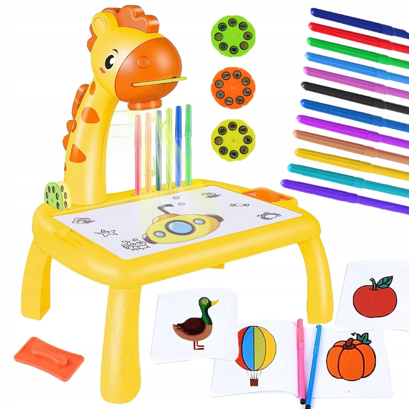 Projektor Rzutnik do Nauki Rysowania 24 Obrazki dla 3 4 5 6 Latka