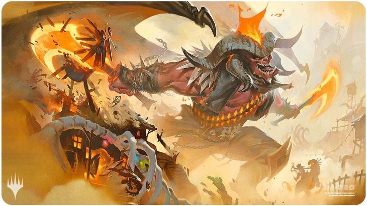 Playmata MTG: Outlaws of Thunder Junction - Rakdos, the Muscle Key Art