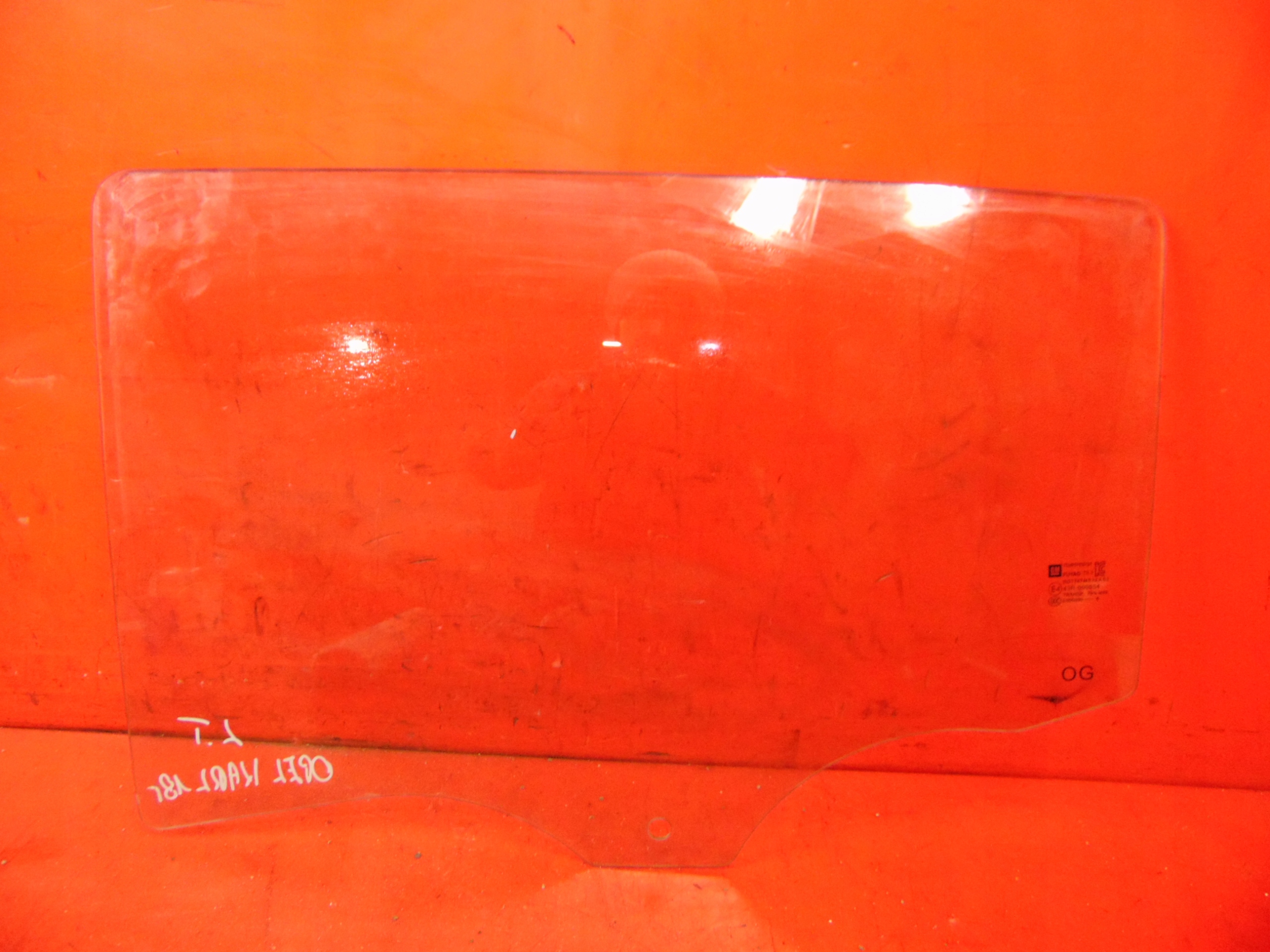 OPEL KARL 14- window door left rear part rear 2018 ROK
