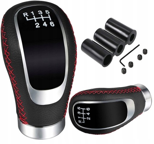 UNIWERSALNA GAŁKA ZMIANY BIEGÓW 5 6 SKÓRA Producent części Inny