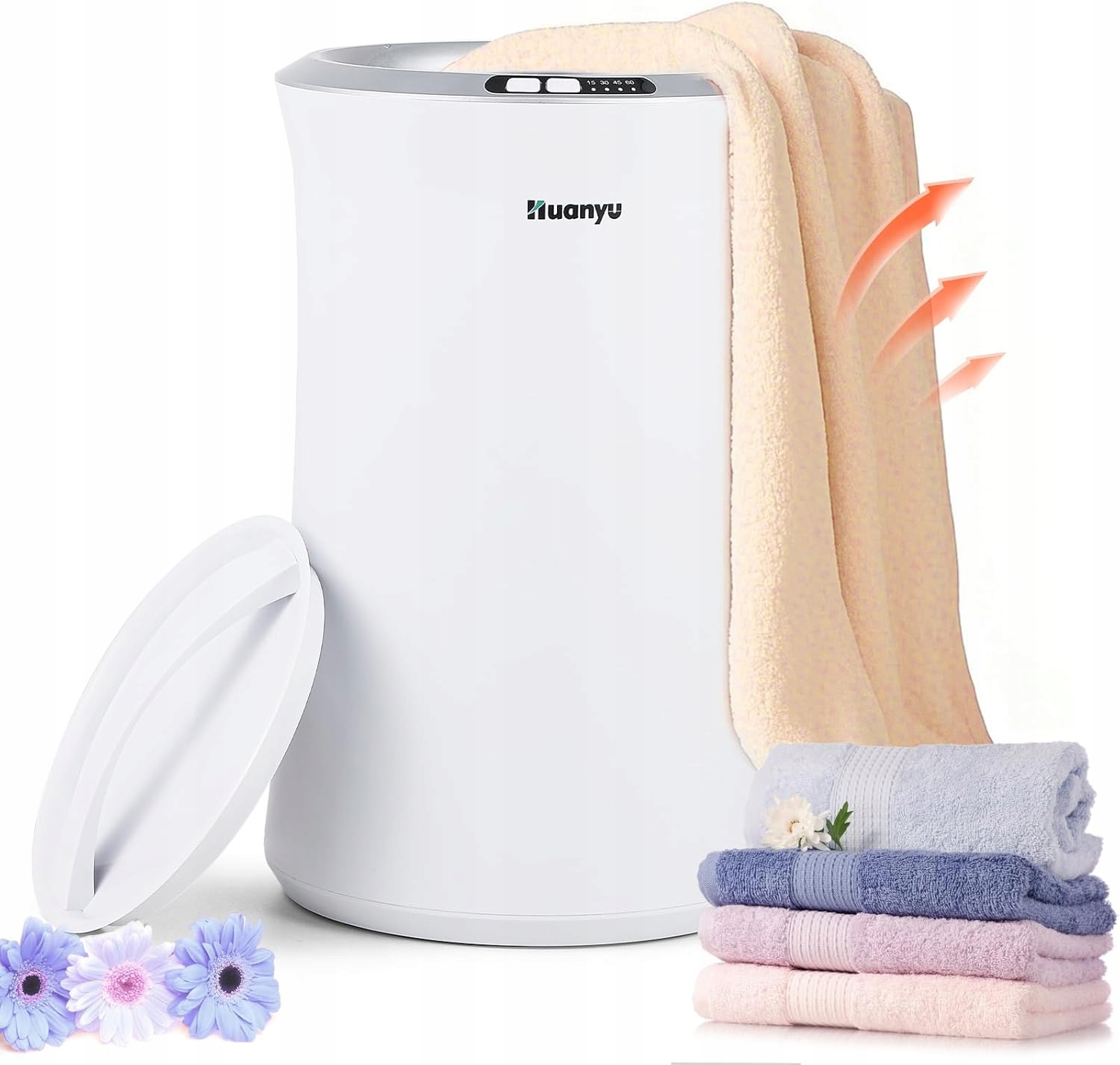 Luxusní ohřívač ručníků Huanyu 22L s regulátorem času