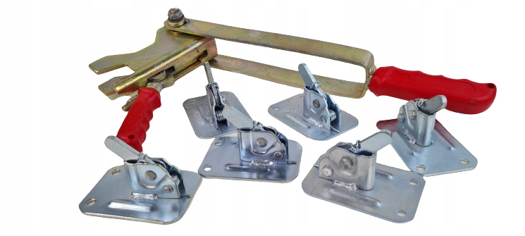 Zestaw 50 x Zaciski Szalunkowe Żabki + Klucz