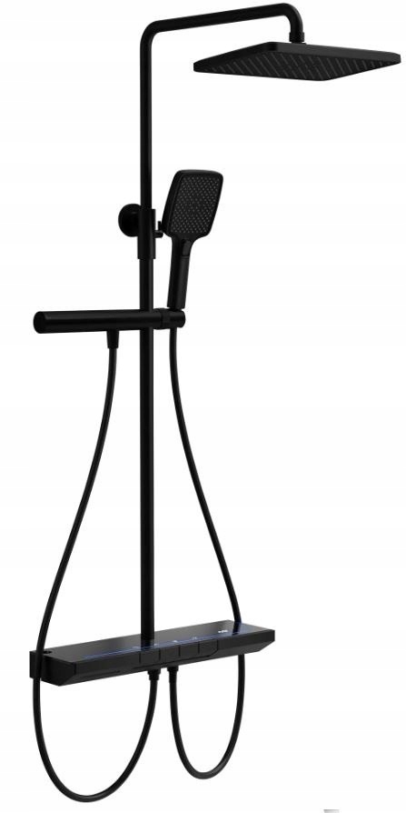Sprchový Set Pedro Černý Termostat
