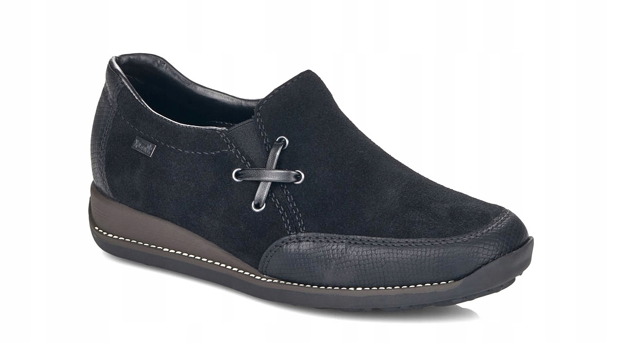 polobotky kožená membrána Tex Rieker 44259 Koturn r38