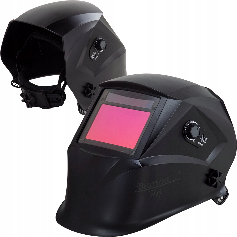 Maska przyłbica spawalnicza Automatyczna Shermn V4 1/1/1/1 100x65mm
