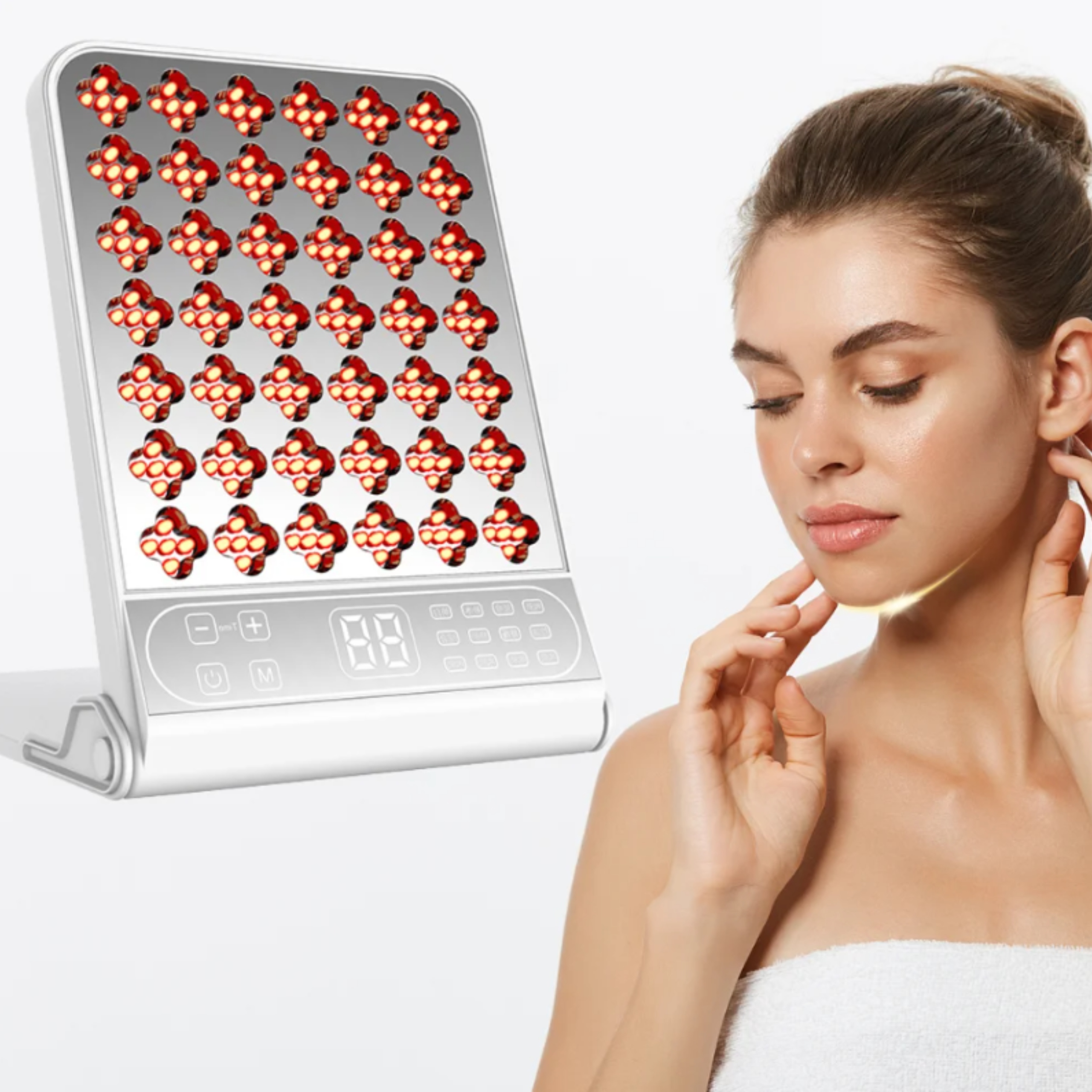 Léčebná Infračervená Terapeutická Lampa 415 NM-850 Nm Červené Světlo