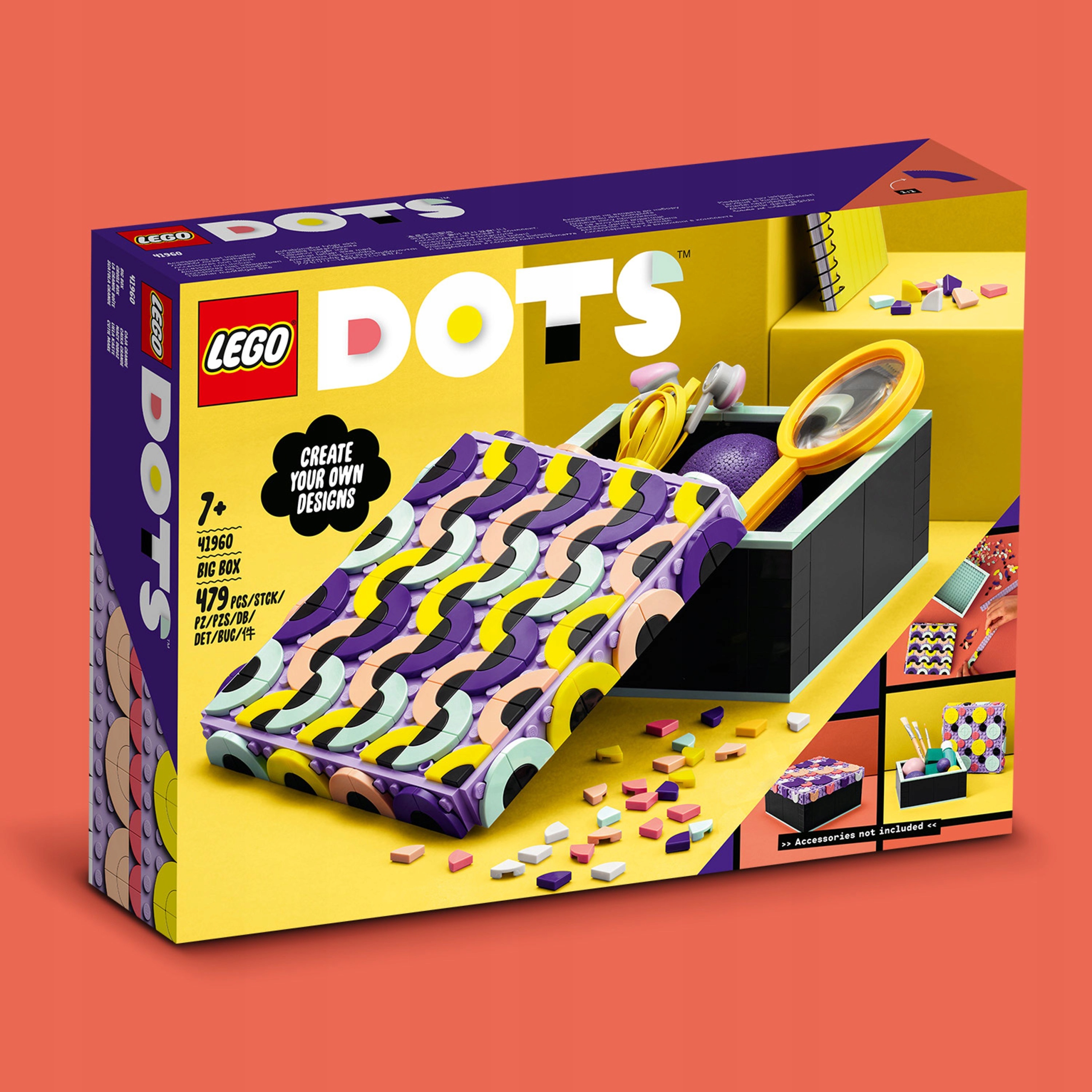 LEGO DOTS Duże pudełko 41960 479 elementów 7+ Wiek dziecka 7 lat +