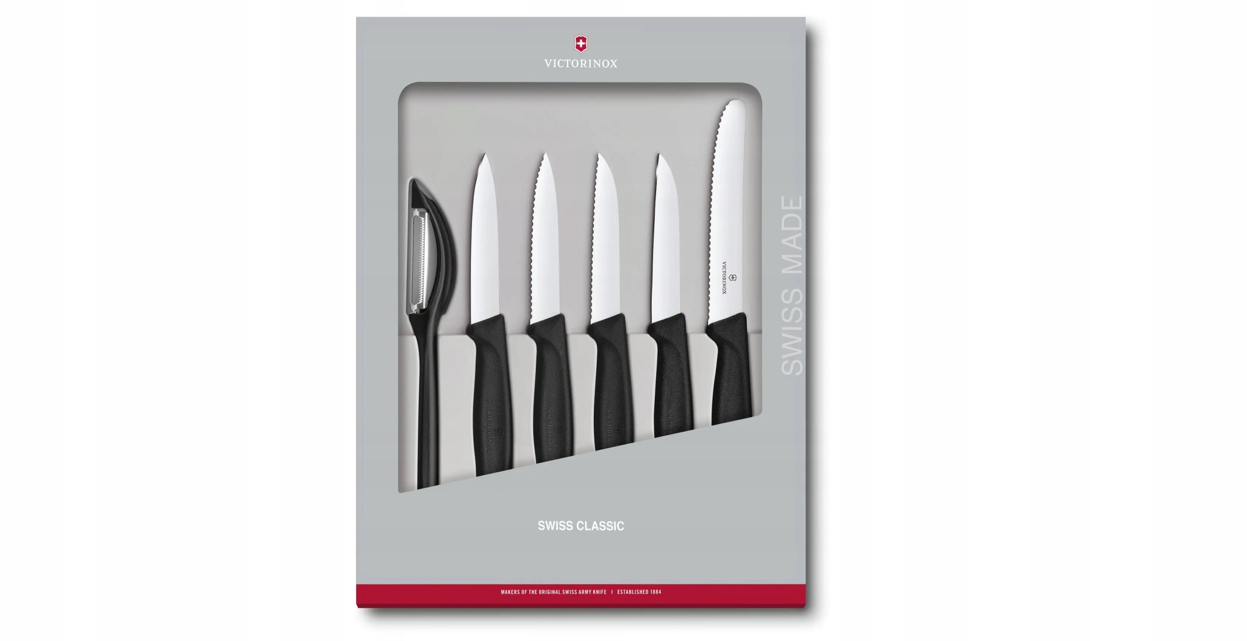 

Victorinox zestaw noży z obieraczką 6.7113.6