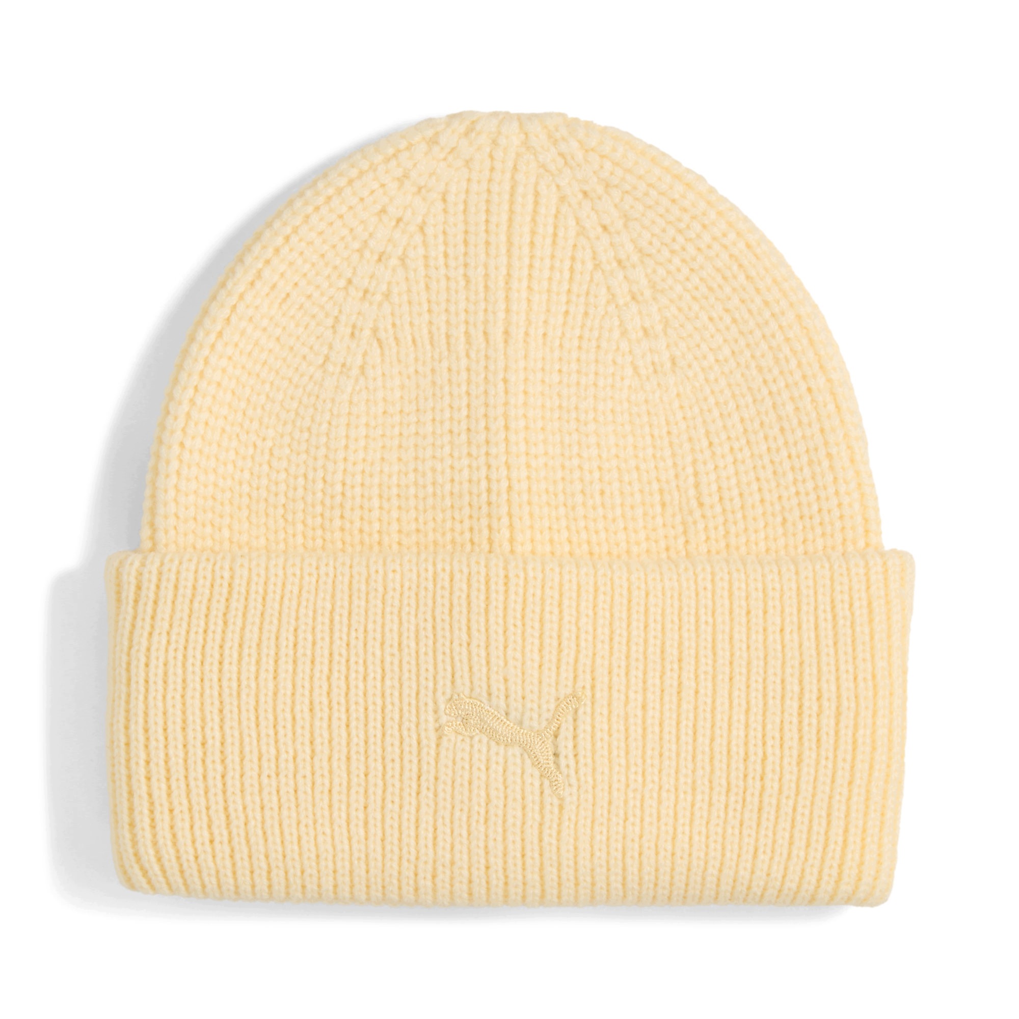 Čepice Puma Wardrobe Ess Chunky Mid Crown Beanie krémová 026408 05