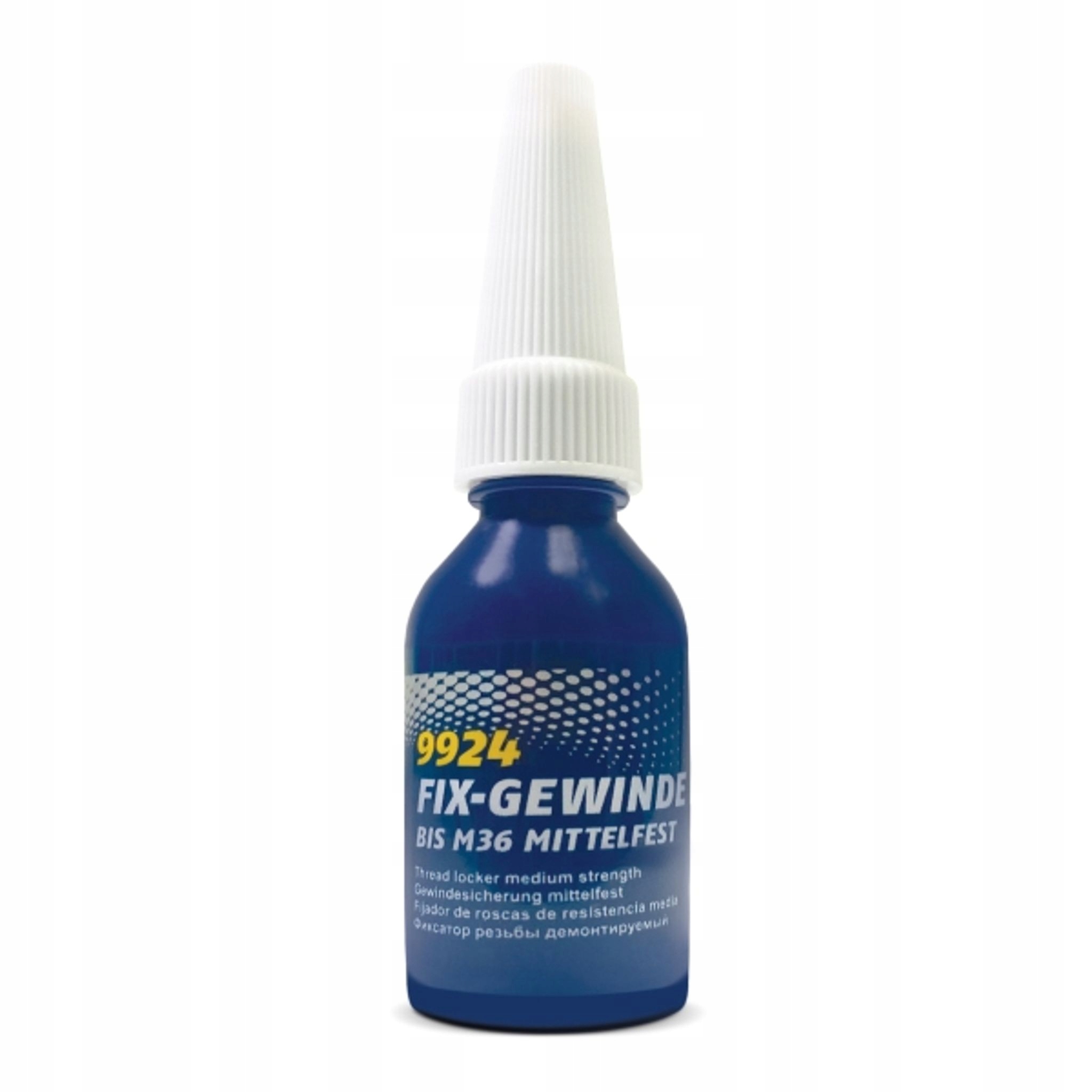 Mannol Fix Gewinde Mittelfest 10ML Klej Do Gwintów , Niebieski, 'średni'