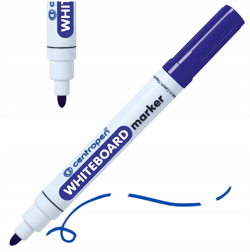 

Marker do tablicy suchościeralnej niebieski Centro