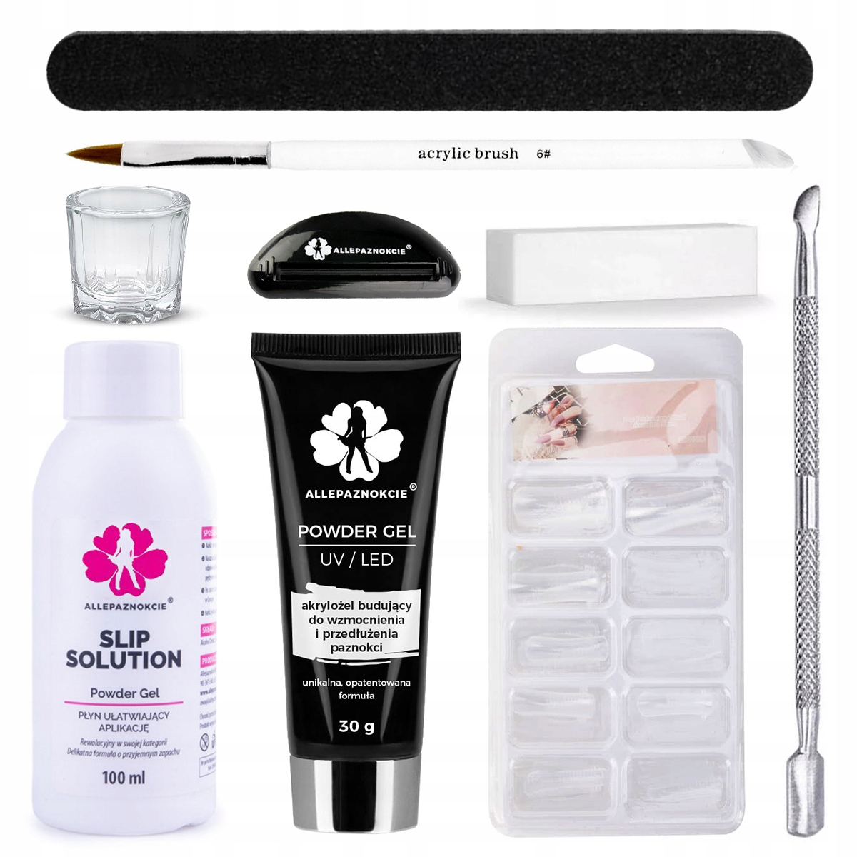 

AkrylGel Clear Flexy Gel akrylożel zestaw duży XXL