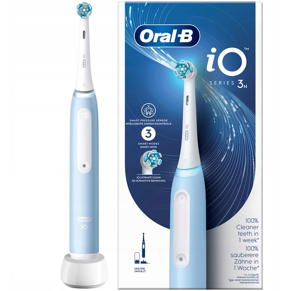 Szczoteczka Magnetyczna Do Zębów Oral-b Io Series 3 Błękitny Niebieski