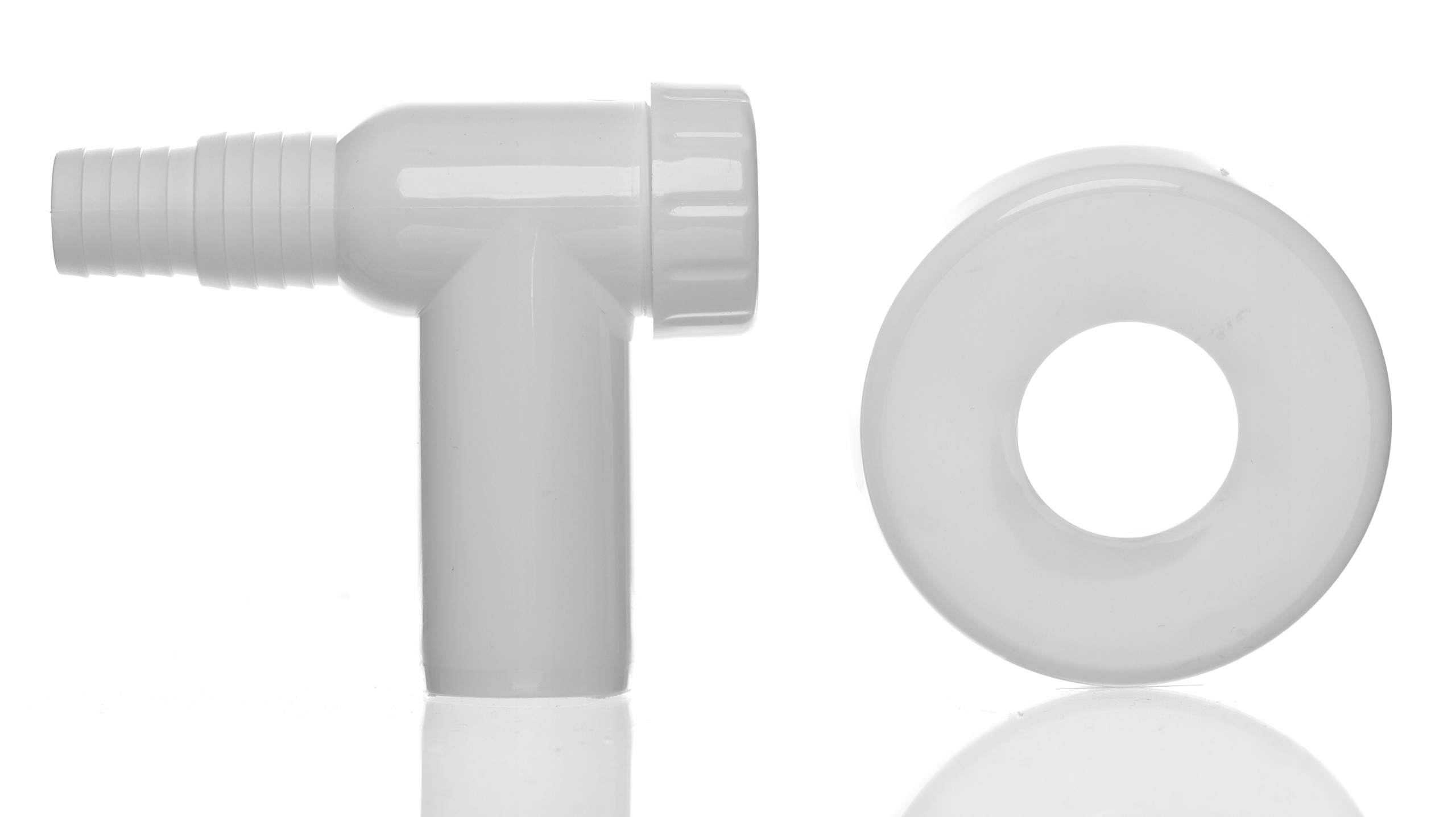 SYFON DO PRALKI NADTYNKOWY PODŁĄCZENIE WĘŻA 32mm Marka Aquer