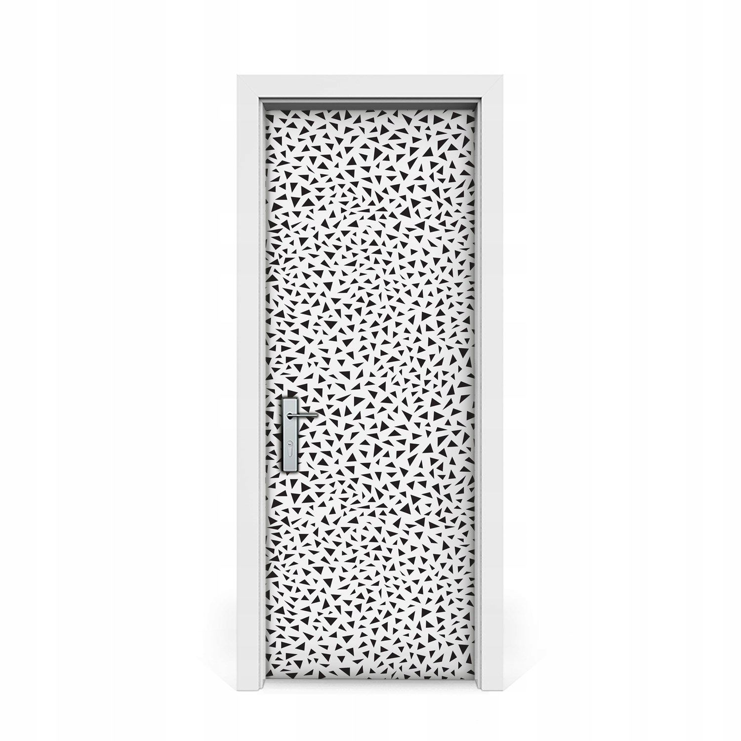 

Naklejka na drzwi Małe czarne trójkąty 75x205