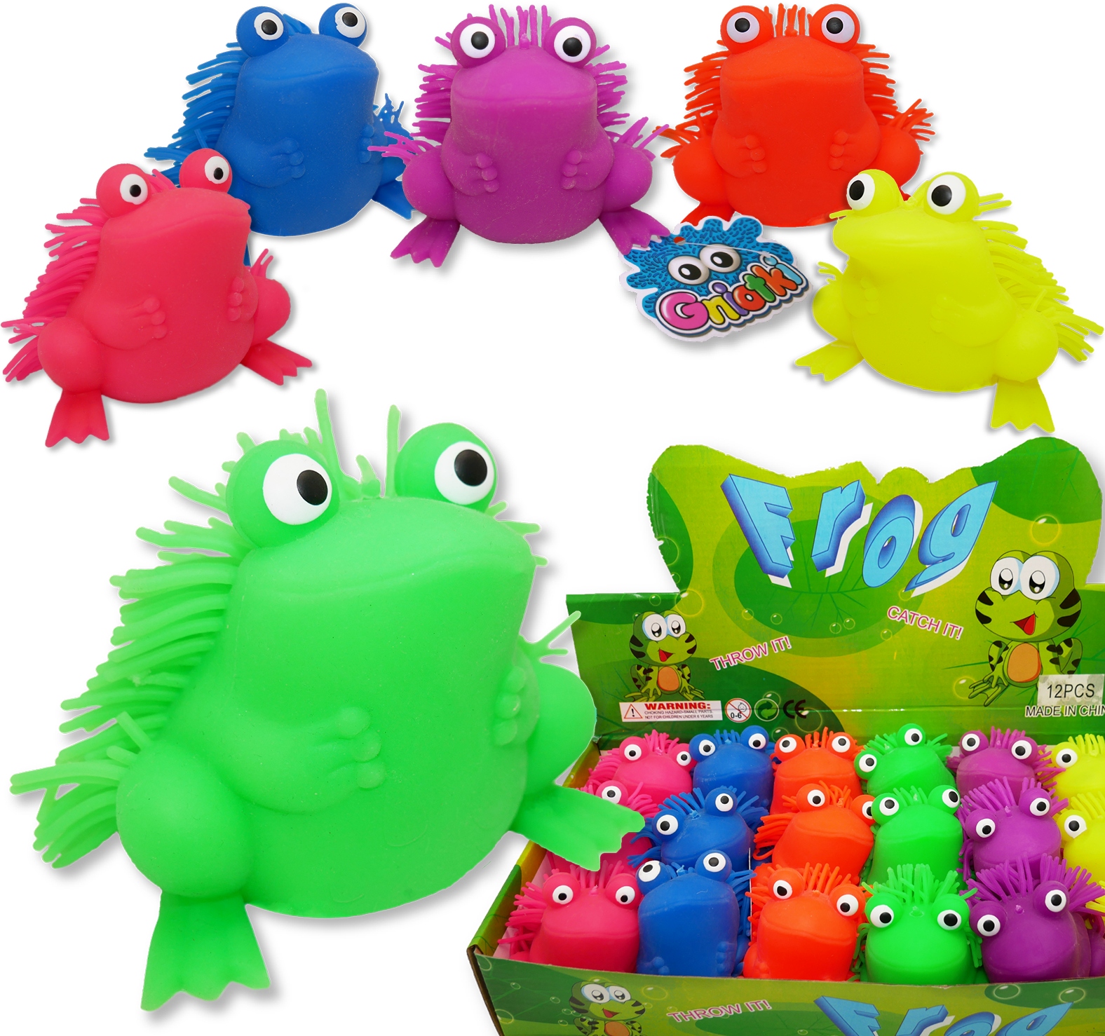 

Żabka żaba Sensoryczny fidget Gniotek Antystresowy
