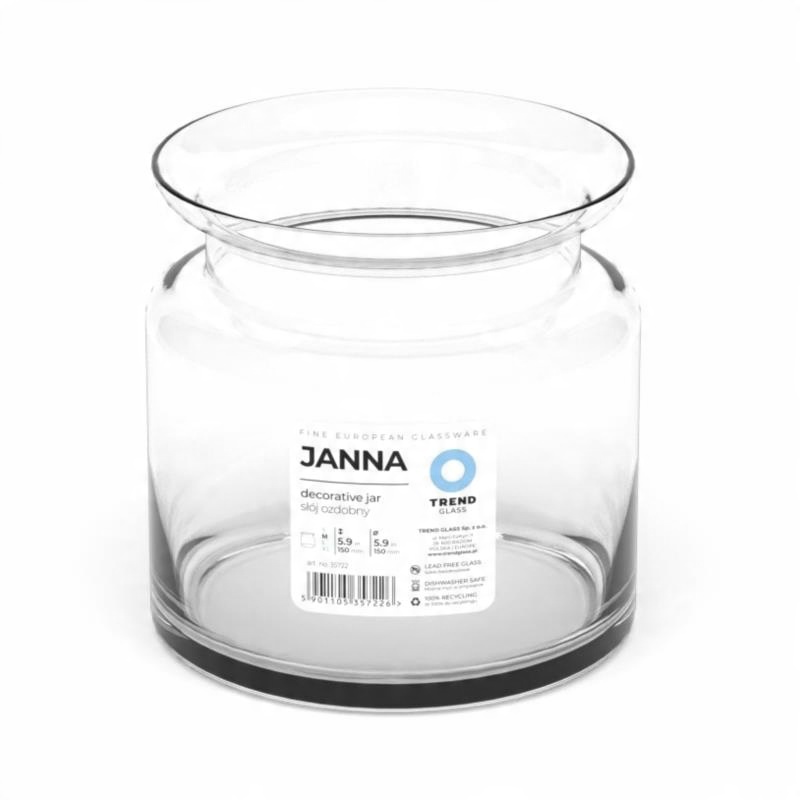 

Wazon Słój Szklany (15 cm) Janna 1 szt