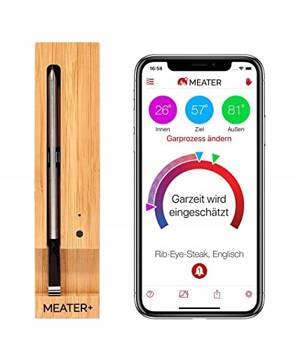 Bezdrátový teploměr se Sondou Bluetooth Apption Labs Meater+ kuchyňský